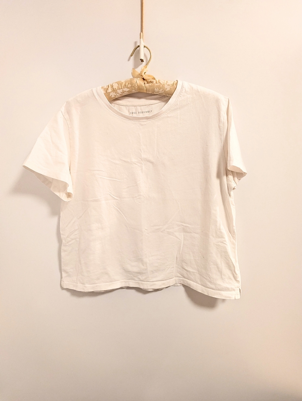 Free Assembly Classic White Crewneck Tee